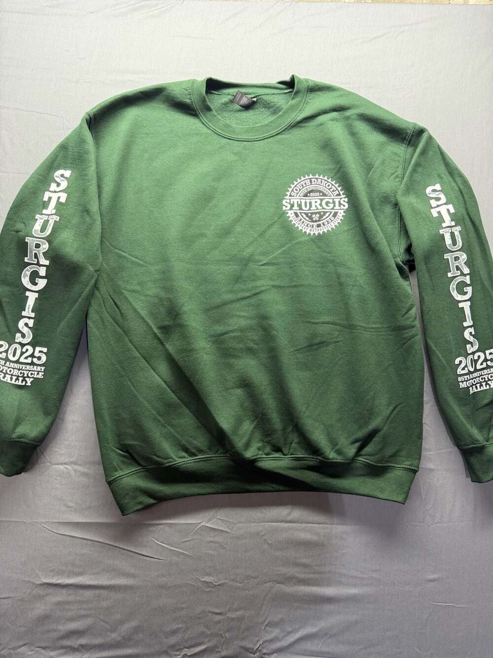 Sturgis 2025 85th Anniversary Motorcycle Rally Graphic Sweatshirt